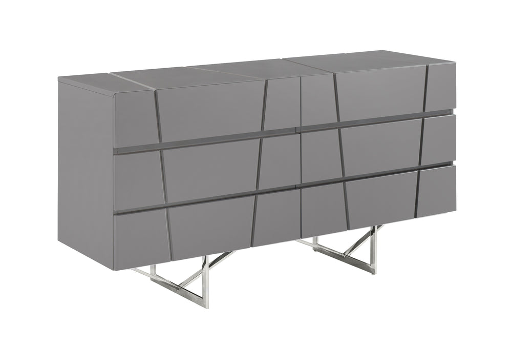 Chrysler Modern Grey Dresser - View 2