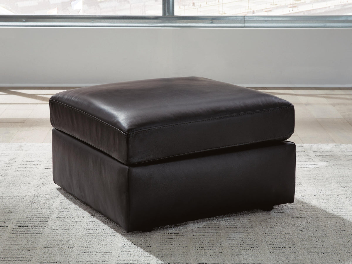 Modmax II Oversized Accent Ottoman - Black (2)