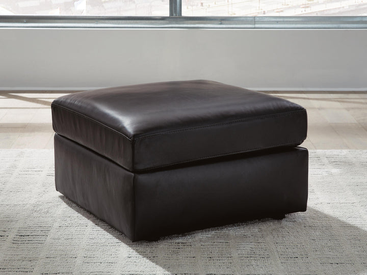 Modmax II Oversized Accent Ottoman - Black (2)