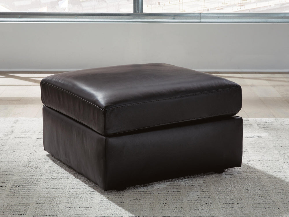 Modmax II Oversized Accent Ottoman - Black (2)