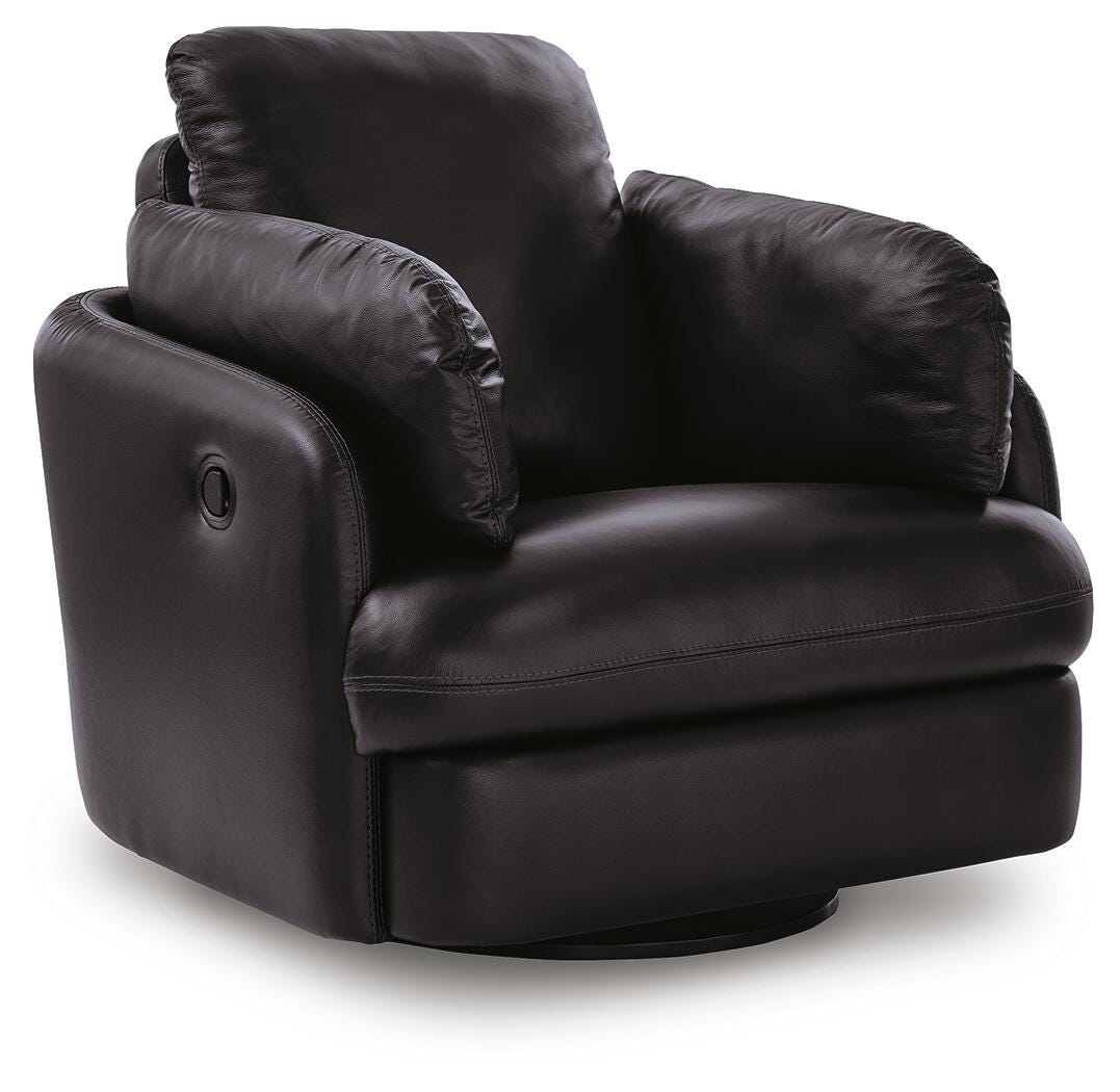 Modmax II Swivel Glider Recliner - Black (1)