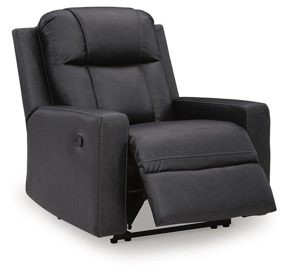 Mackmenville Recliner - Carbon (3)