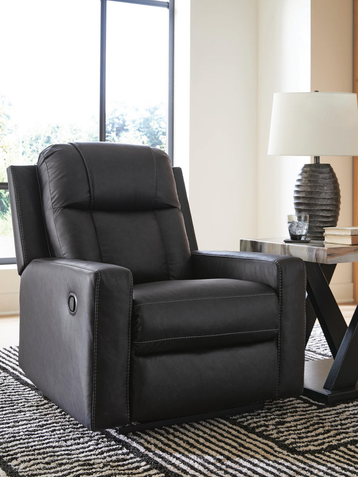 Mackmenville Recliner - Carbon (2)