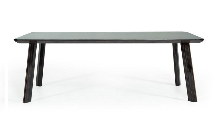 Chadwick Modern Ebony &amp; Rosegold Dining Table