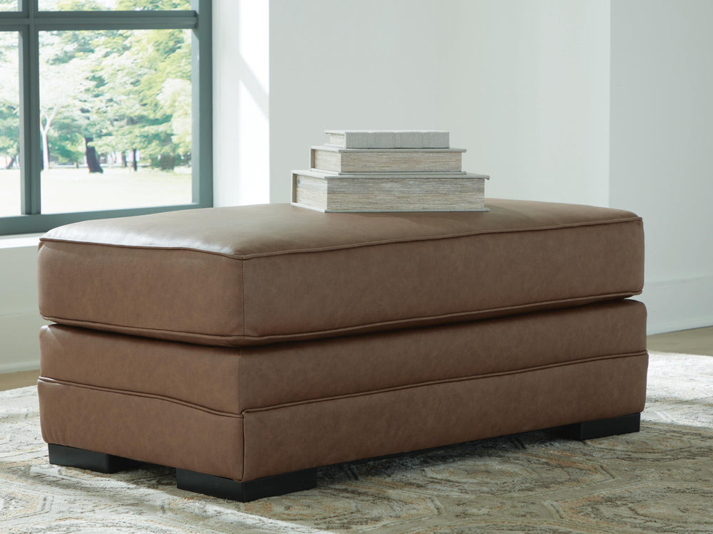 VillaCourt Ottoman - Light Brown (2)