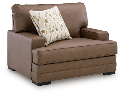 VillaCourt Oversized Chair - Light Brown - Light Brown