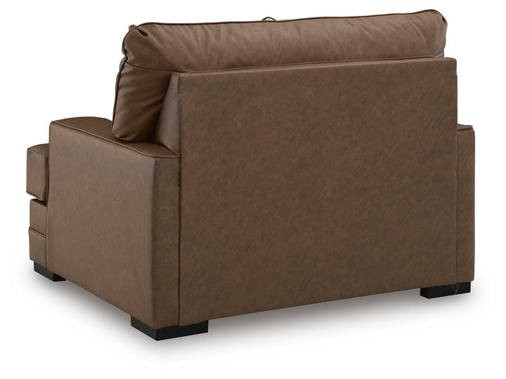 VillaCourt Oversized Chair - Light Brown (4)