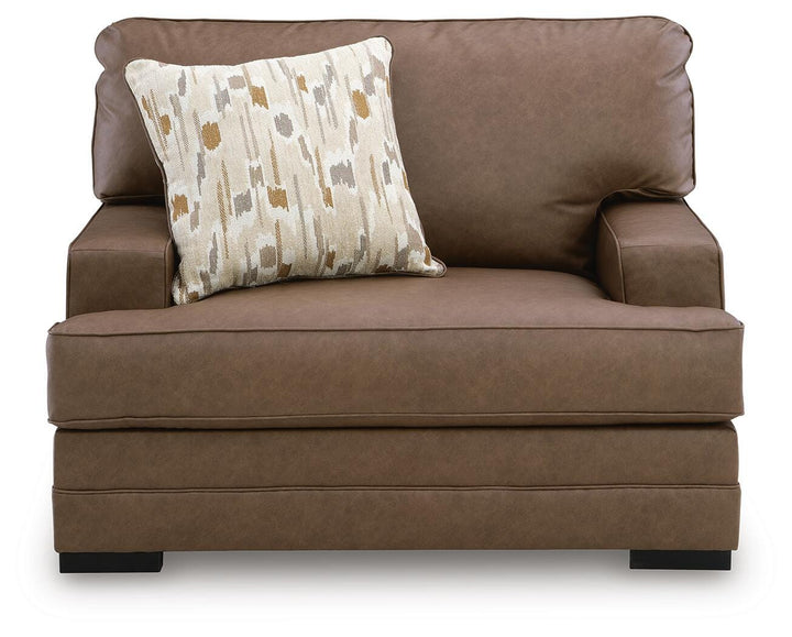 VillaCourt Oversized Chair - Light Brown (3)