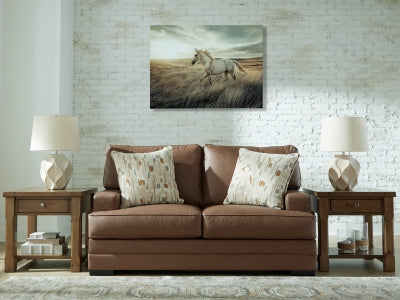 VillaCourt Loveseat - Light Brown