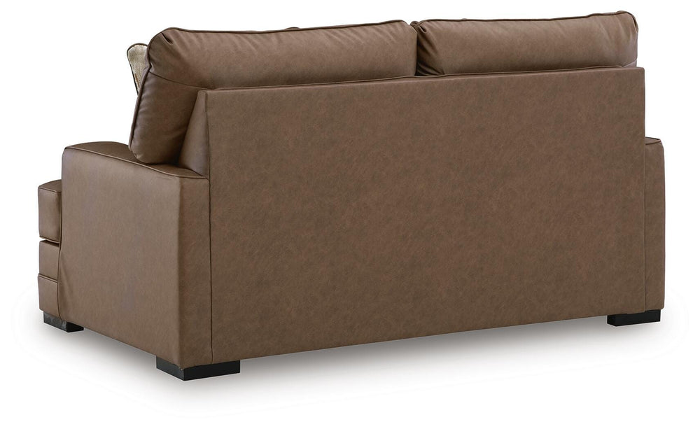 VillaCourt Loveseat - Light Brown (4)