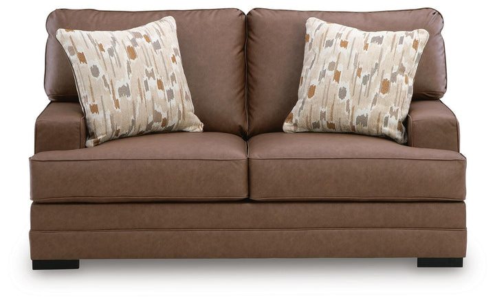 VillaCourt Loveseat - Light Brown (3)