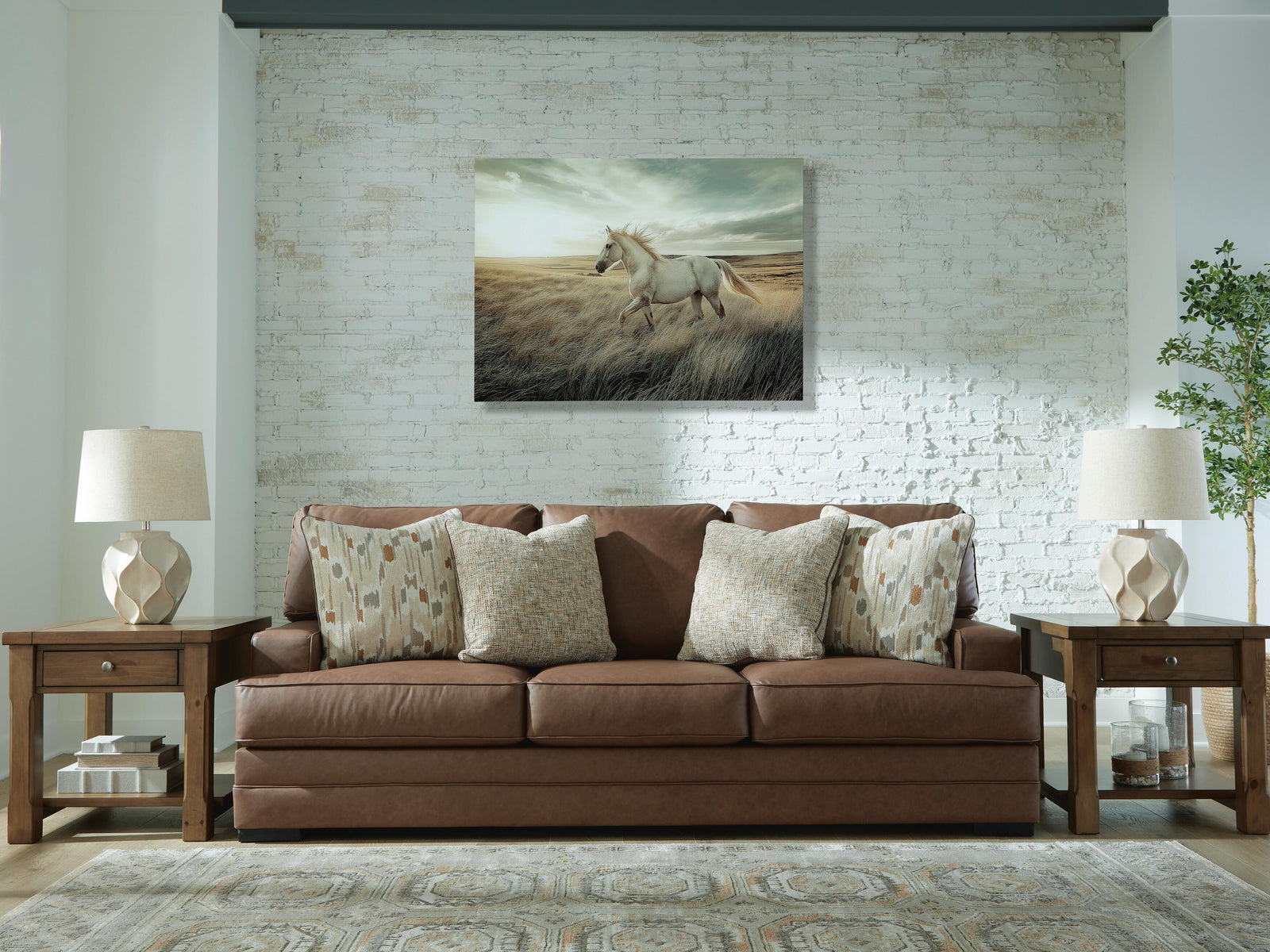 VillaCourt Sofa - Light Brown (2)