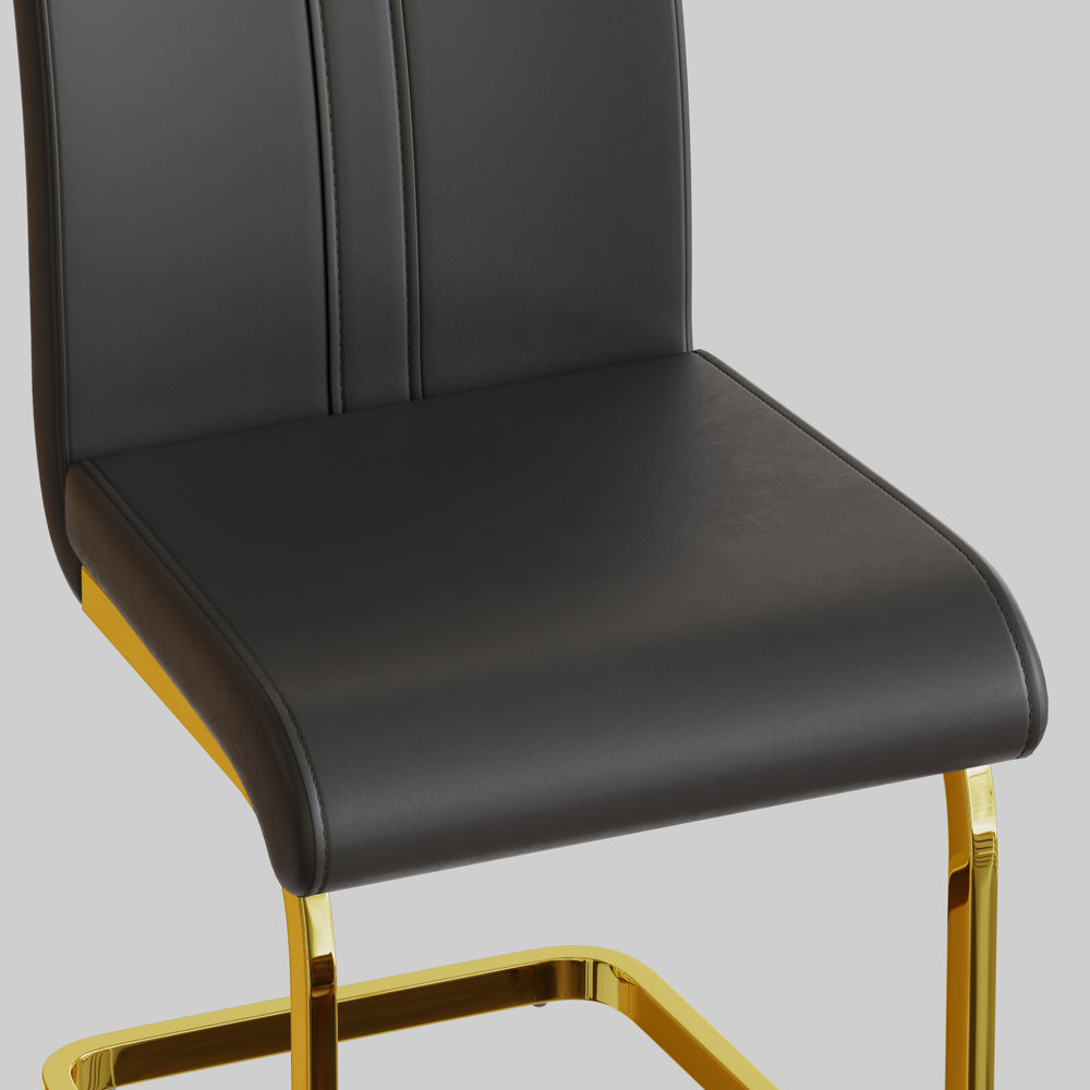 modern-dark-grey-faux-leather-dining-chair-with-sturdy-gold-legs