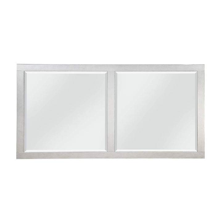 Varian - Dining Table 78"L) - Mirrored & Antique Platinum