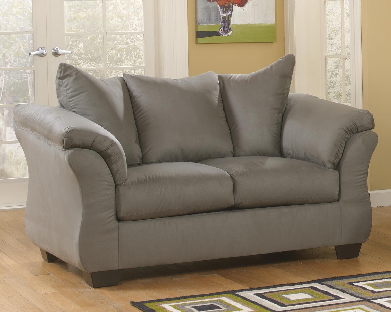 Darcy Loveseat - Dark Gray (2)