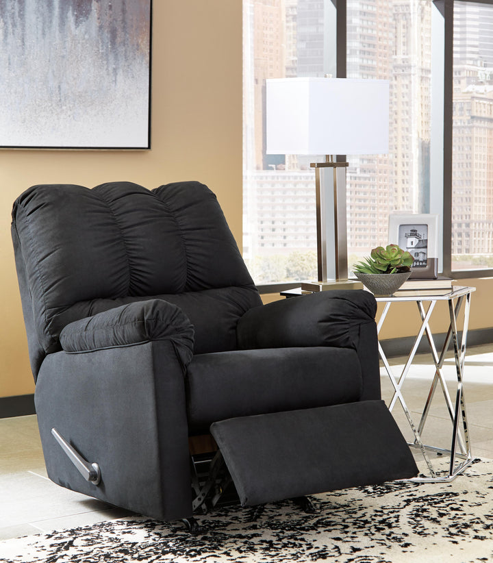 Darcy Loveseat and 2 Recliners - Black (8)
