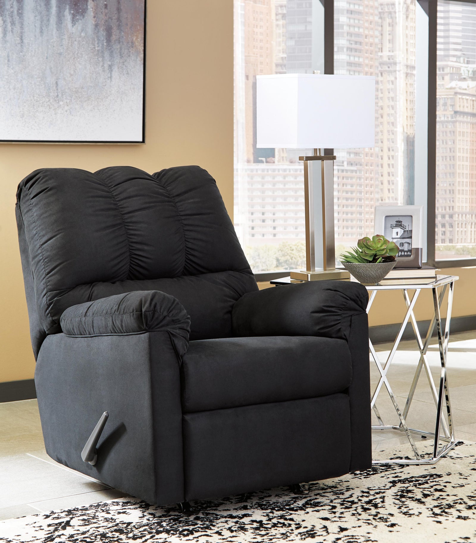 Darcy Recliner - Black (2)