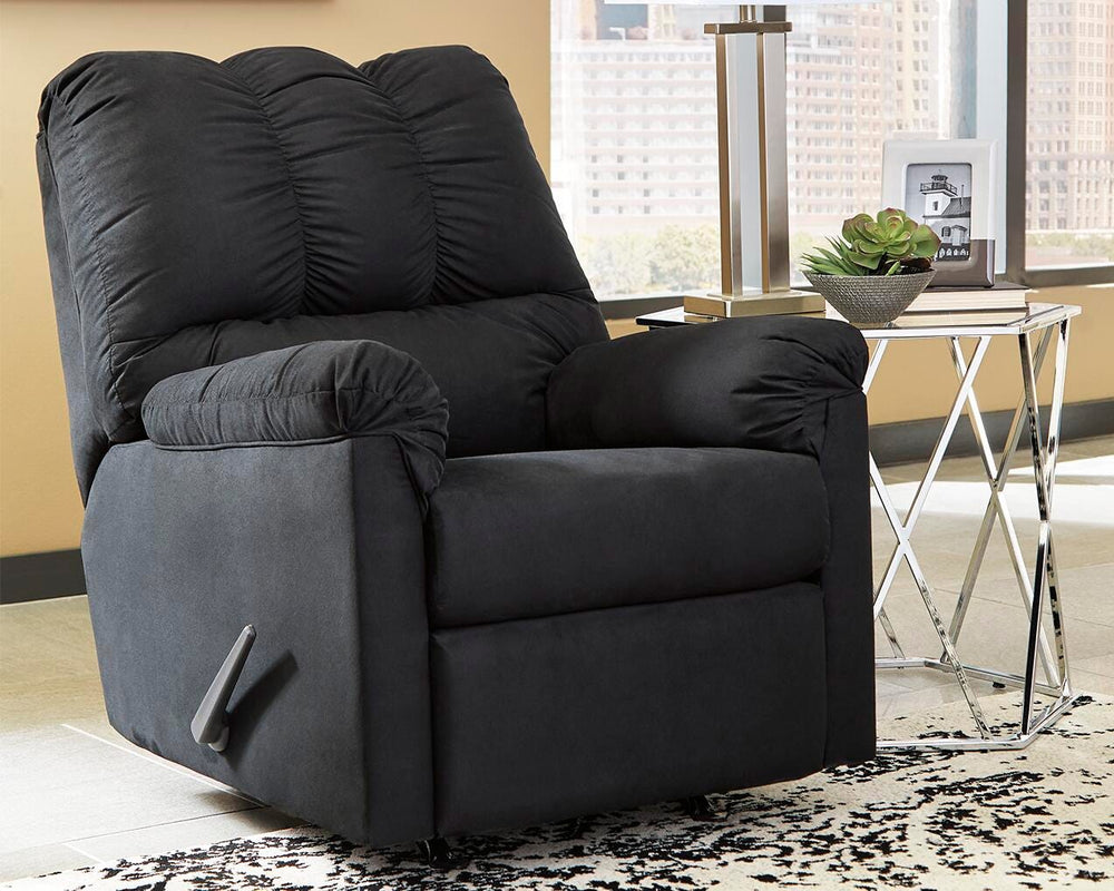 Darcy Loveseat and 2 Recliners - Black (7)