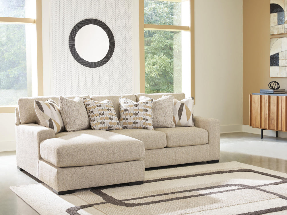 Laurelgrove 2-Piece Sectional Sofa Chaise - Pebble (2)