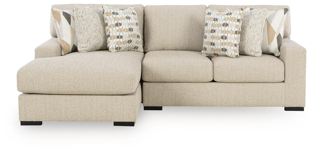 Laurelgrove 2-Piece Sectional Sofa Chaise - Pebble (1)