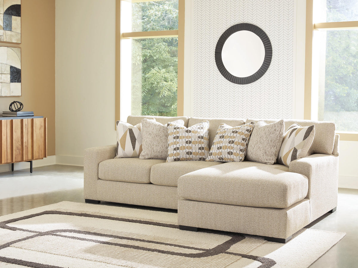 Laurelgrove 2-Piece Sectional Sofa Chaise - Pebble (2)