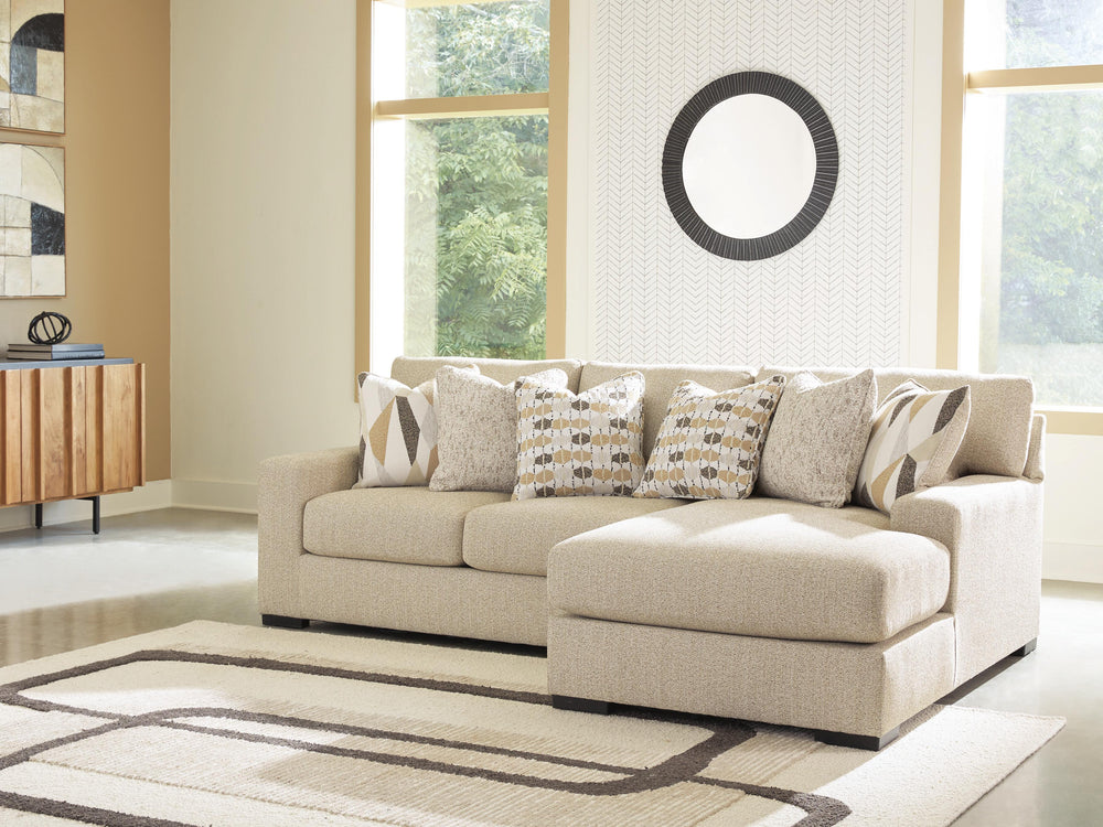 Laurelgrove 2-Piece Sectional Sofa Chaise - Pebble (2)