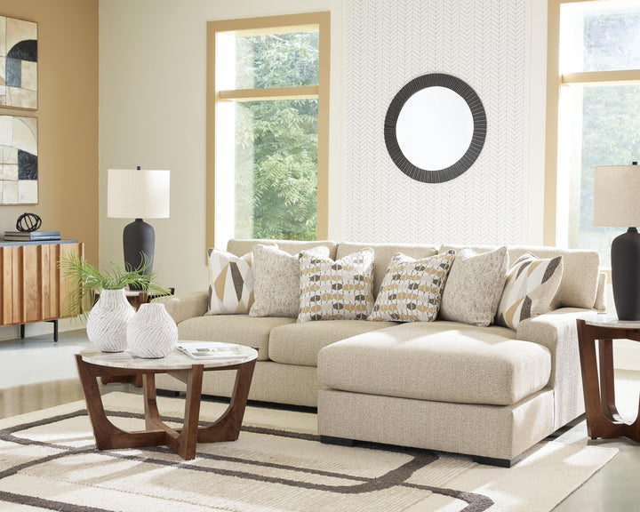 Laurelgrove 2-Piece Sectional Sofa Chaise - Pebble (3)