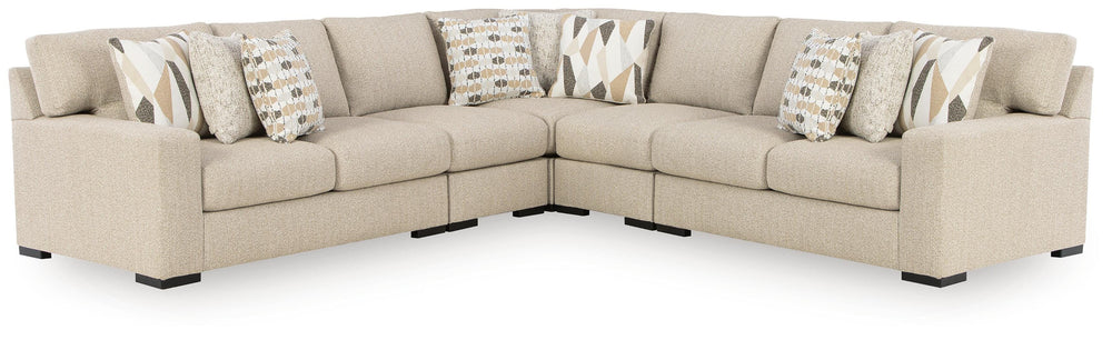 Laurelgrove 5-Piece Sectional - Pebble (1)