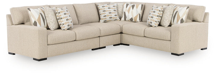 Laurelgrove 4-Piece Sectional - Pebble (1)
