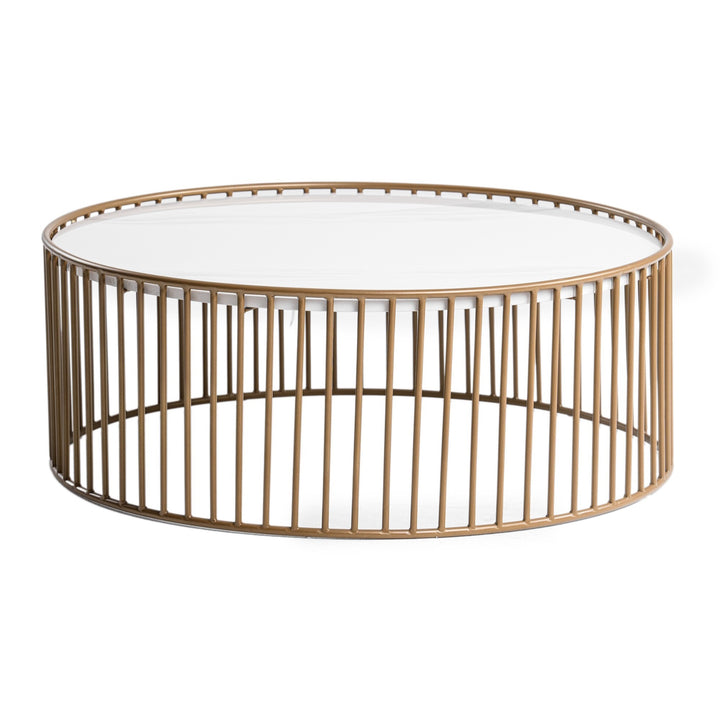 Eleanor - Modern Round Marble Coffee Table