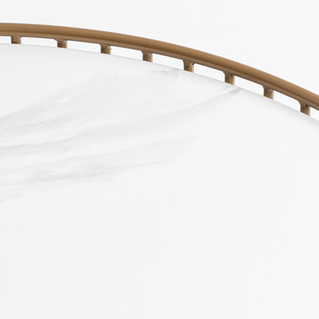 Eleanor - Modern Round Marble Coffee Table