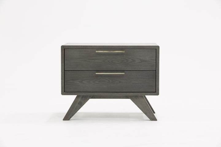 Soria Modern Grey Wash Bedroom Set