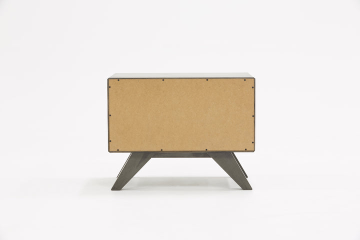 Soria Modern Grey Wash Bedroom Set