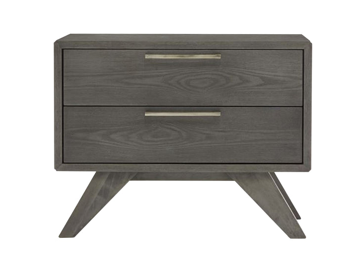 Soria Modern Grey Wash Nightstand