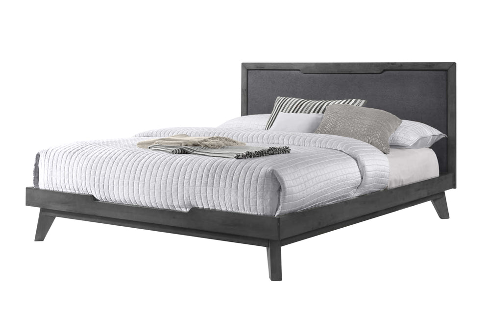 Soria Modern Grey Wash Bed - View 7