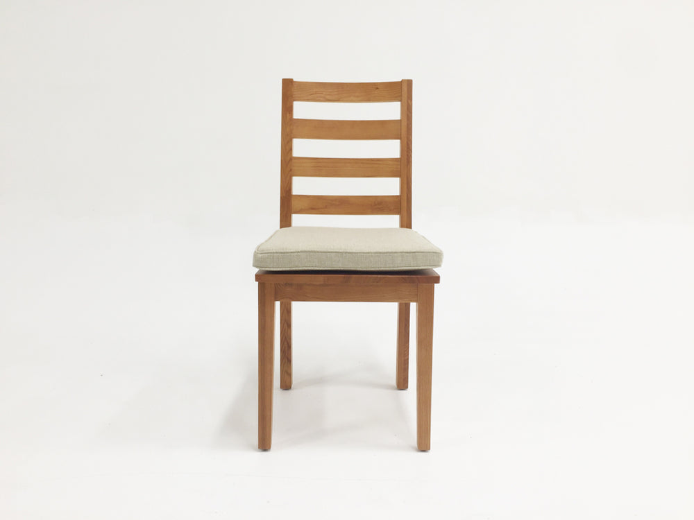 Lance Modern Ash Wood Dining Chair with Cushion (Set of 2)