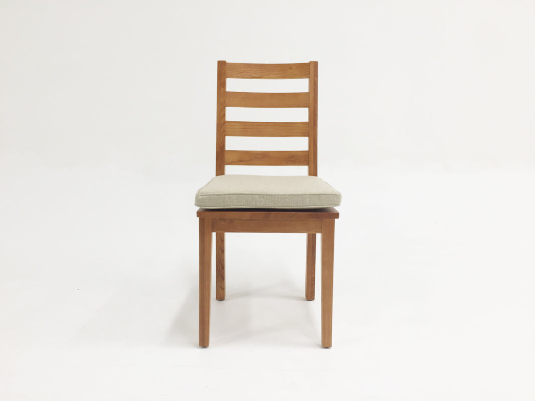 Lance Modern Ash Wood Dining Chair with Cushion (Set of 2)