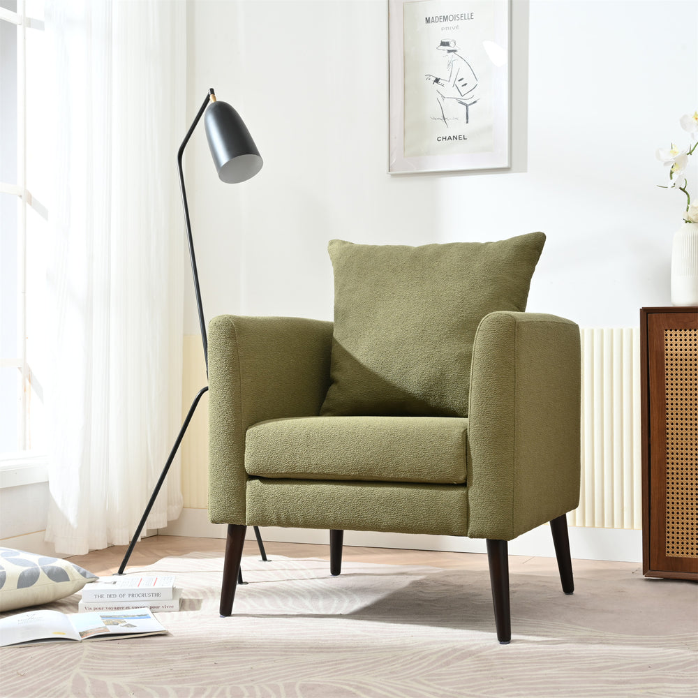 mid-century-fabric-lounge-chair-with-pillow-in-olive-green-w1028p188577