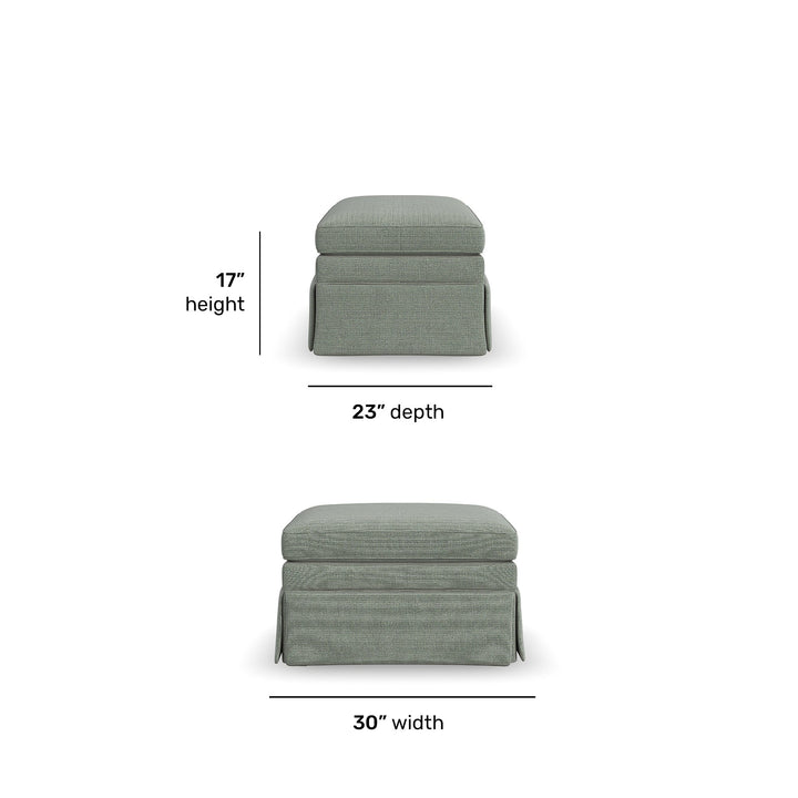 Eleanora Fabric Ottoman