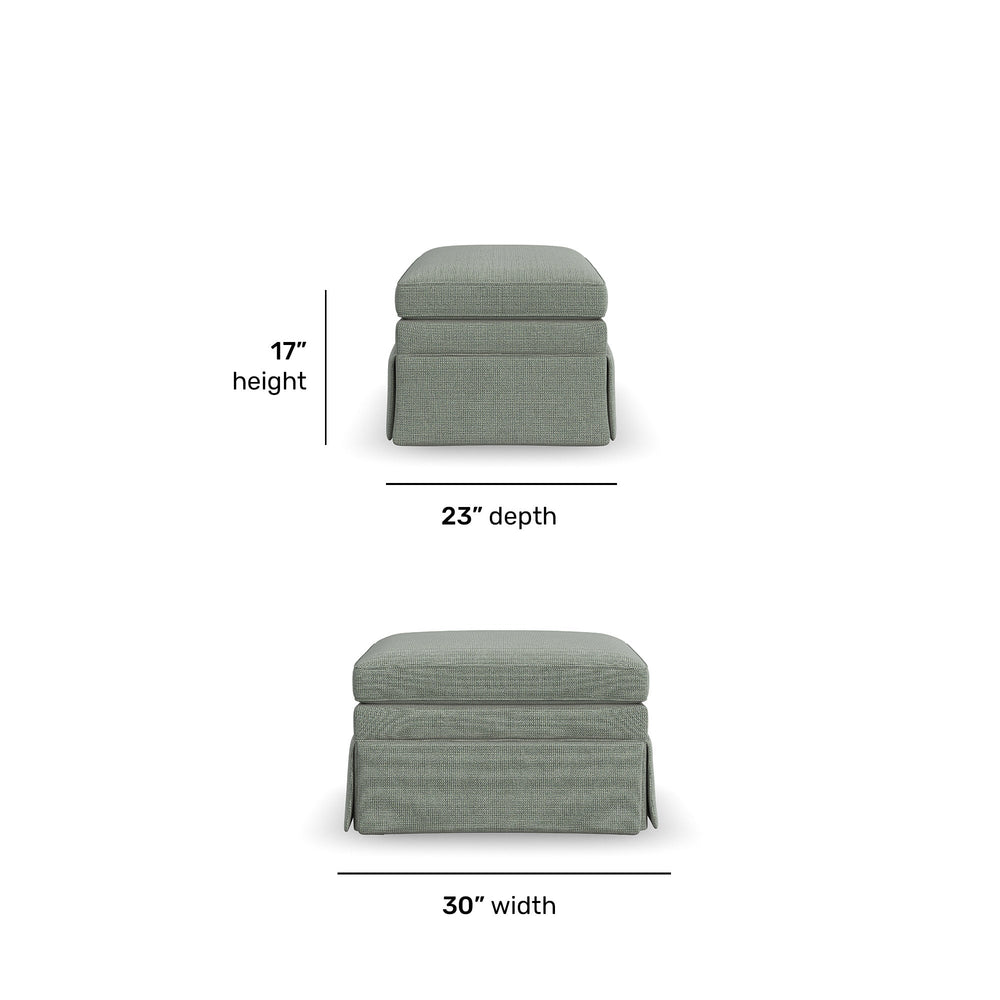 Eleanora Fabric Ottoman