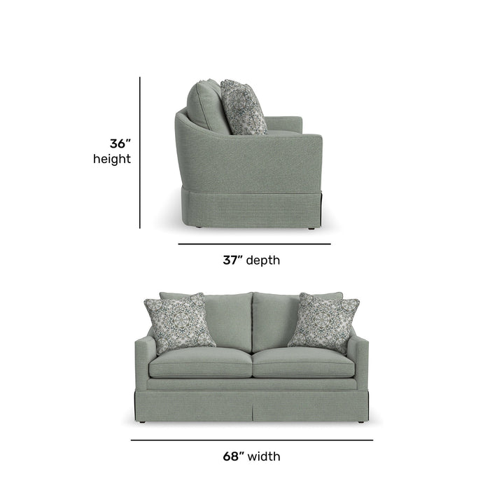 Eleanora Fabric Loveseat