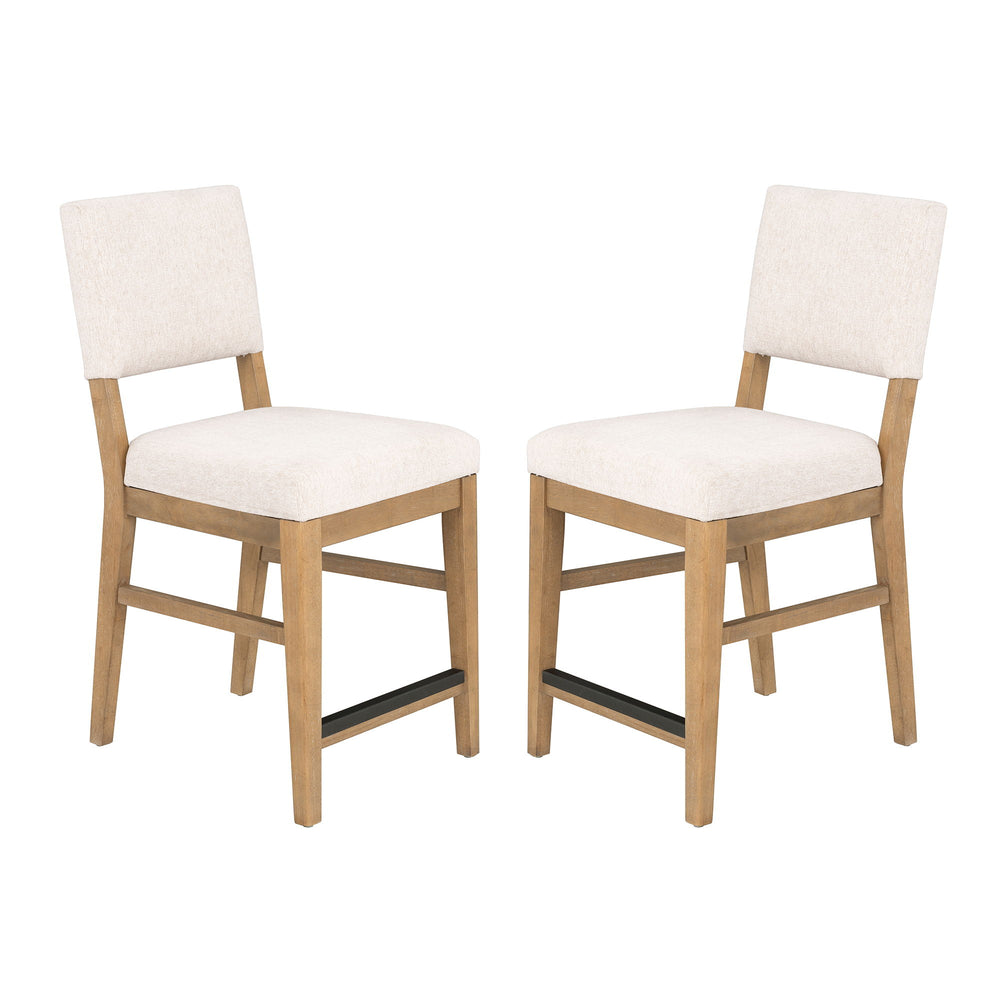 Millwork Pair of Counter Chairs