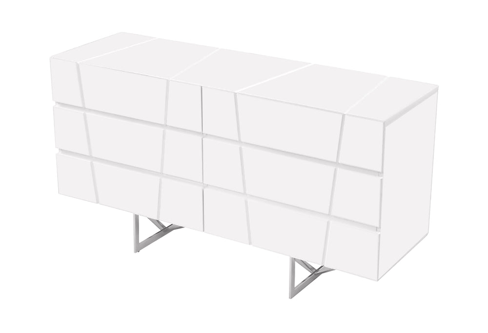 Chrysler Modern White Dresser - View 6