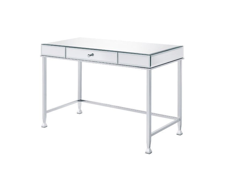 Canine - Writing Desk - Mirrored And Chrome