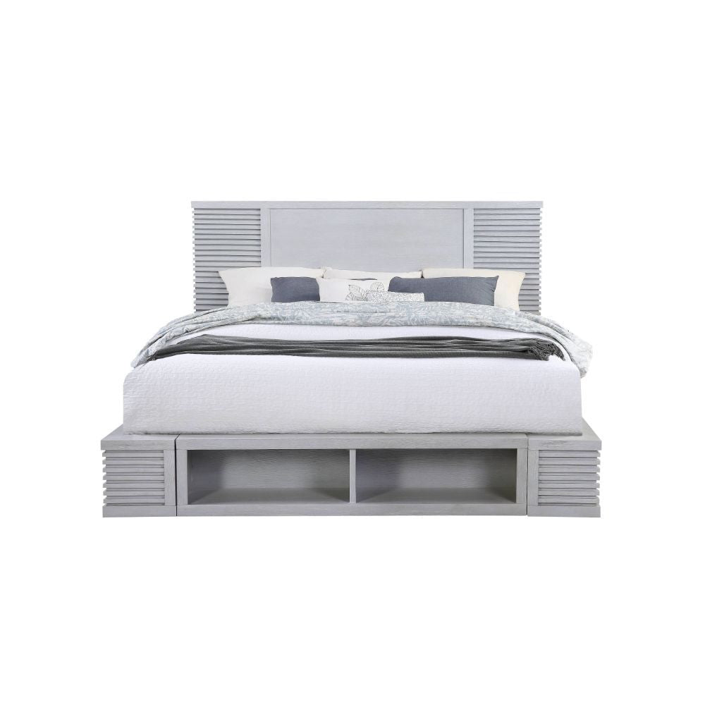 Aromas - Queen Bed - White Oak