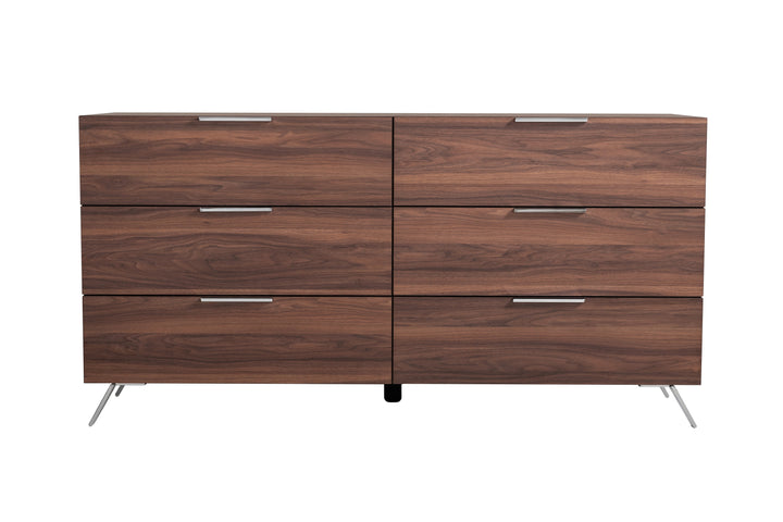 Brooklyn Italian Modern Walnut Dresser