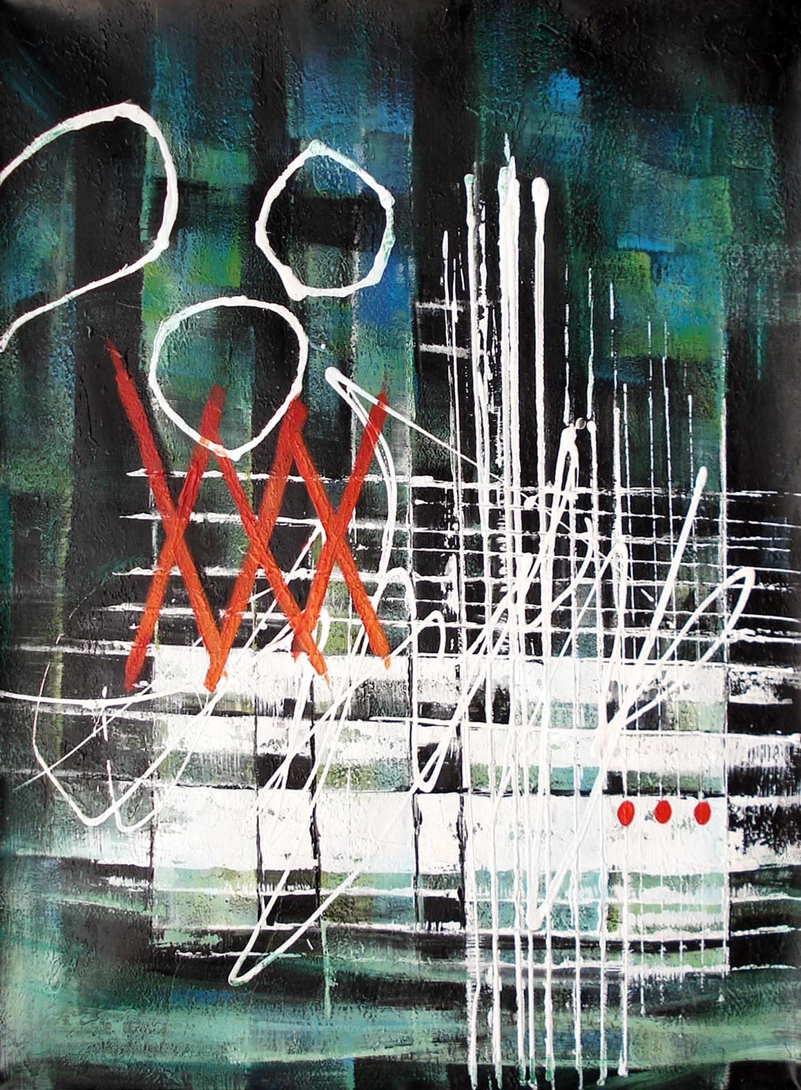 ADC3510 - Abstract Oil Painting