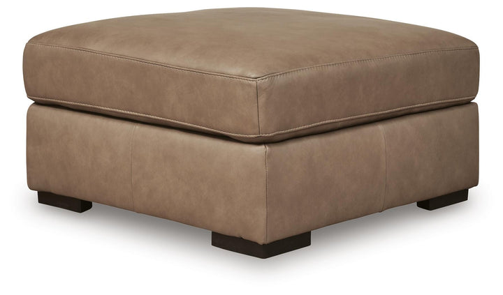 Veronella Oversized Accent Ottoman - Dark Brown (1)