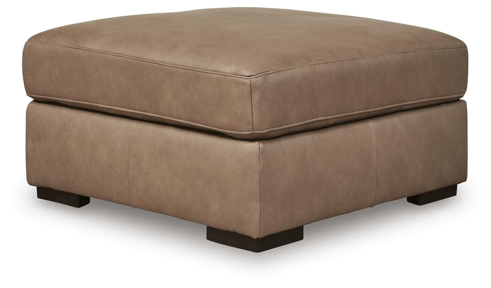 Veronella Oversized Accent Ottoman - Dark Brown (1)