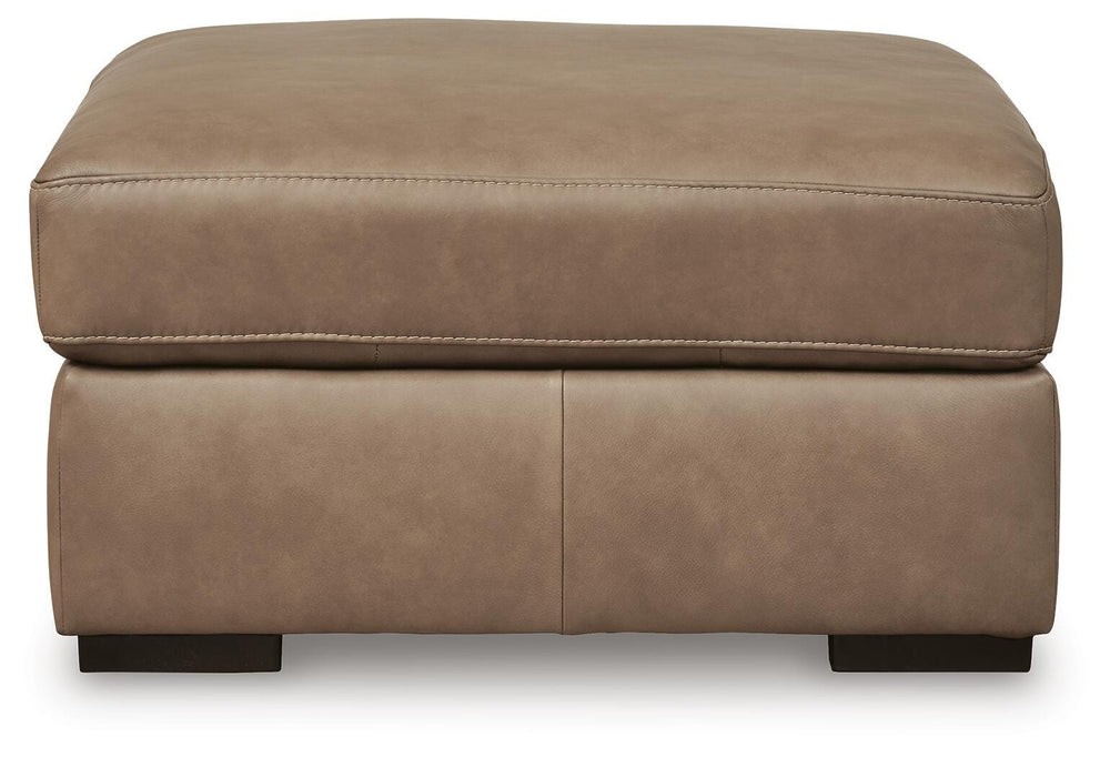 Veronella Oversized Accent Ottoman - Dark Brown (3)